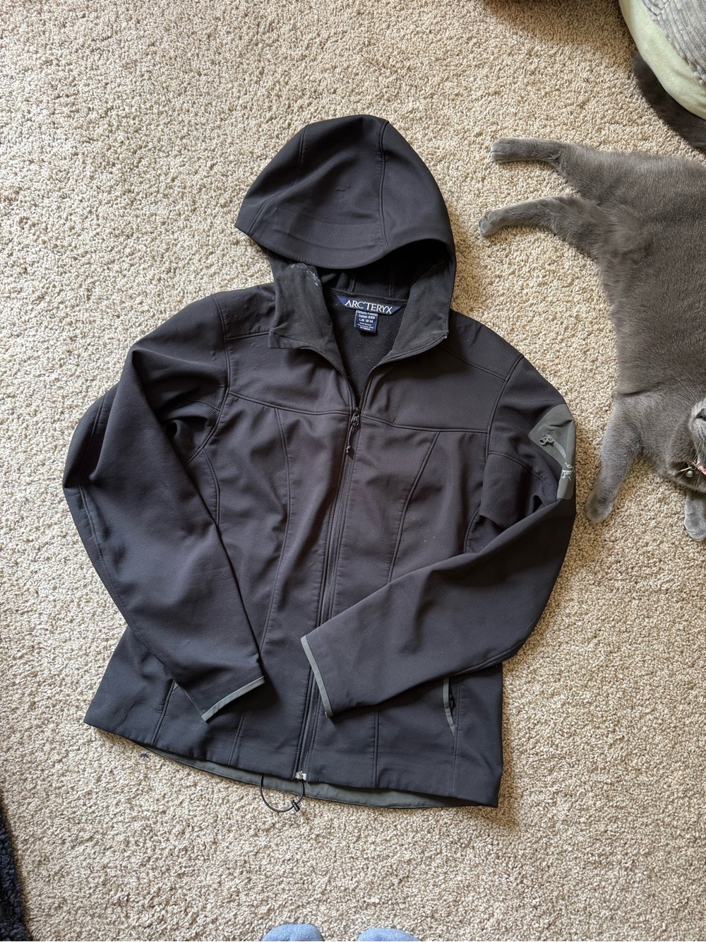🖤 Vintage Arc'teryx Women's Black Hooded Softshell Jacket 🖤